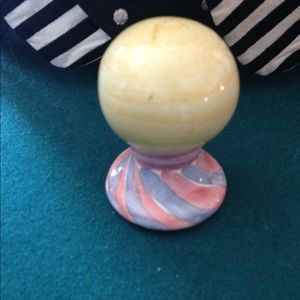 Mackenzie child's pottery lamp finial